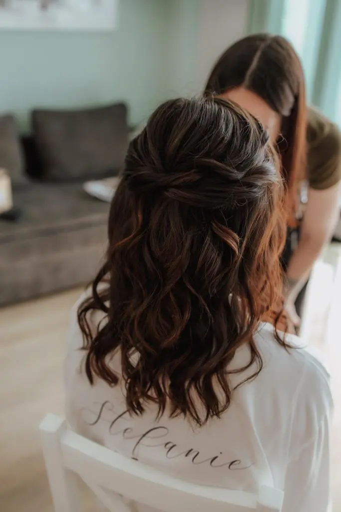 Brautfrisur Locken