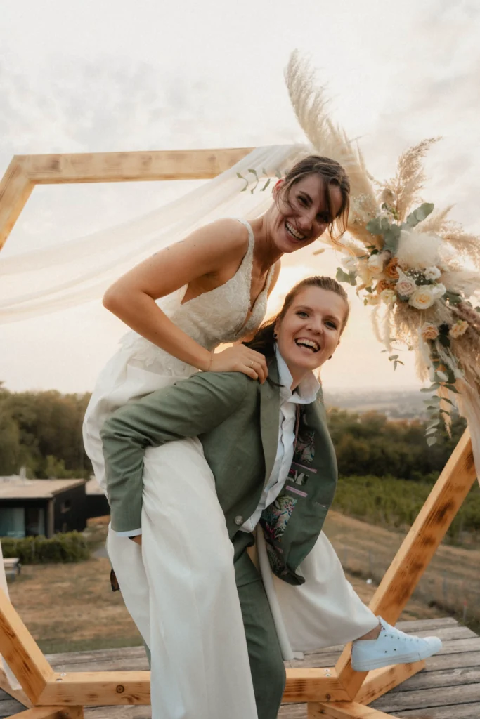 lesbische Hochzeit